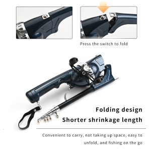 Portable Carbon Fibre Telescopic Fishing Rod