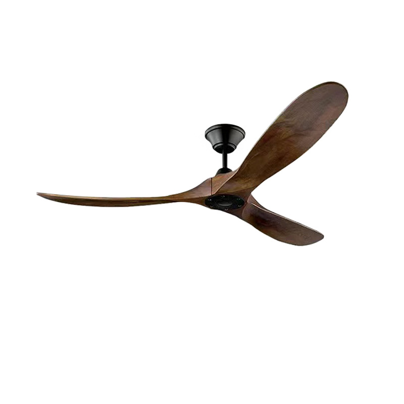 Modern minimalist solid wood ceiling fan - Image 4