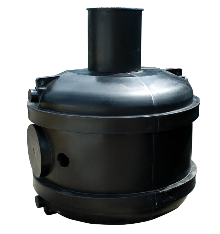 Underground Rainwater Tank 1950L Black Original Organics