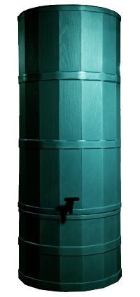 Medium 200L Polybutt Water Butt - Green Polytank