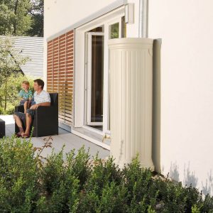 330L Column Water Tank in Sand Beige Graf