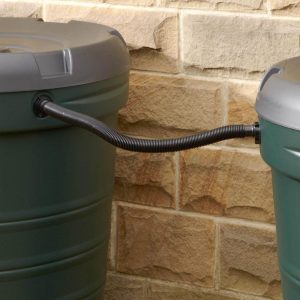 Water Butt Linking Kit - 50cm Hose Black Original Organics