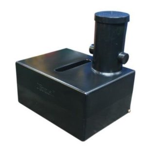 Underground Flat 350L Water Tank Black Original Organics